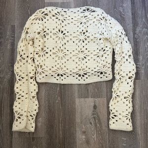 Handmade crochet sweater